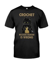 Cat Crochet Classic T-Shirt front