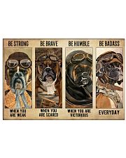 Boxer Pilot Be Badass 17x11 Poster front