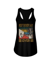 Best Boxer Dad Ever Ladies Flowy Tank tile