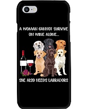 Woman Needs Labradors Phone Case thumbnail