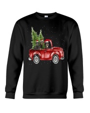 Rottweiler Christmas Car Crewneck Sweatshirt front