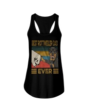 Rottweiler Dad Ladies Flowy Tank thumbnail