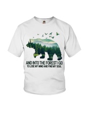 Bear And Into I Go To Lose My Mind Youth T-Shirt tile