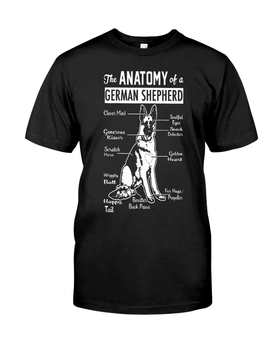 German Shepherd Anatomy Classic T-Shirt