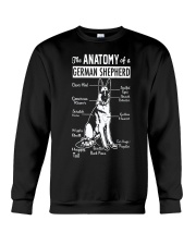 German Shepherd Anatomy Crewneck Sweatshirt thumbnail