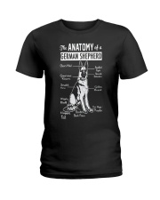 German Shepherd Anatomy Ladies T-Shirt thumbnail