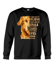 Golden Retriever Believe Crewneck Sweatshirt thumbnail