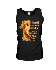 Golden Retriever Believe Unisex Tank thumbnail