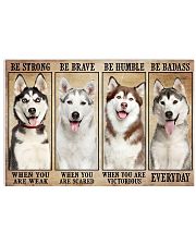 Husky Badass 17x11 Poster front