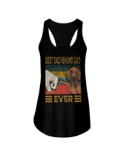 Dachshund Dad Best EVER Ladies Flowy Tank thumbnail