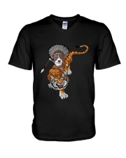 Pitbull Tigre V-Neck T-Shirt thumbnail