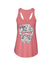 Chihuahua Skull Ladies Flowy Tank thumbnail