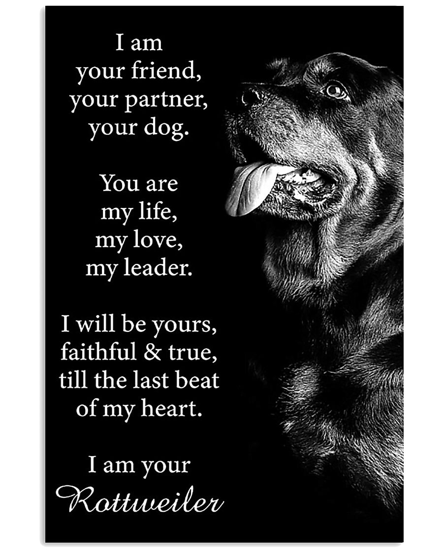 Rottweiler Friend Poster 11x17 Poster