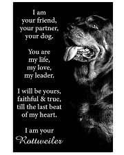 Rottweiler Friend Poster 11x17 Poster front
