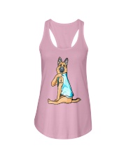 German Shepherd Mom Ladies Flowy Tank tile