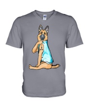 German Shepherd Mom V-Neck T-Shirt tile