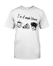A Simple Woman Rottweiler Classic T-Shirt thumbnail