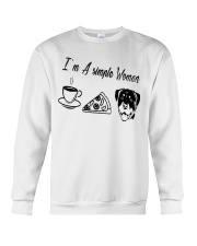 A Simple Woman Rottweiler Crewneck Sweatshirt thumbnail