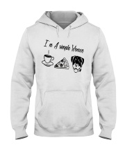 A Simple Woman Rottweiler Hooded Sweatshirt front