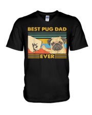 PUG DAD V-Neck T-Shirt tile