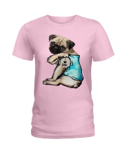 Pug Dad Ladies T-Shirt tile