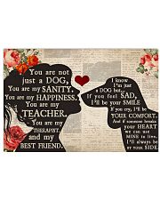 Dachshund Girl Therapist Best Friend 17x11 Poster front