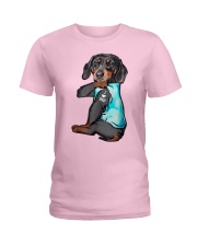 Dachshund Dad Ladies T-Shirt tile