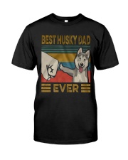 Husky Dad Classic T-Shirt front
