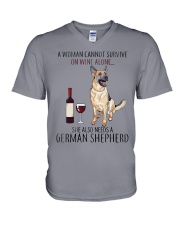 Woman Need Gsd V-Neck T-Shirt thumbnail