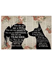 German Shepherd Girl Therapist Best Friend 17x11 Poster front