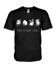 Panda Roll V-Neck T-Shirt thumbnail