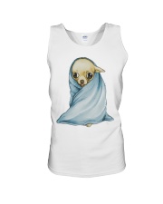 Chihuahua Wrapped in a Blanket Unisex Tank thumbnail