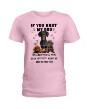 If You Hurt My Dachshund Ladies T-Shirt tile
