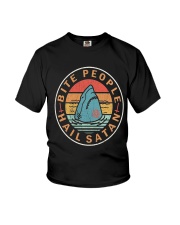 Bite People Shark Youth T-Shirt thumbnail