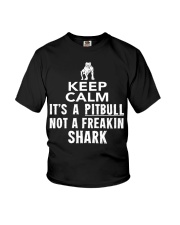 Pitbull Its Not Shark Youth T-Shirt thumbnail