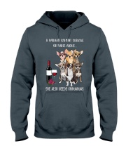 Woman Needs a Chihuahua Hooded Sweatshirt thumbnail