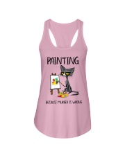 Painting Cat Ladies Flowy Tank tile