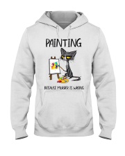 Painting Cat Hooded Sweatshirt front