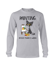 Painting Cat Long Sleeve Tee tile