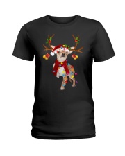 Chihuahua Gorgeous Reindeer Ladies T-Shirt tile