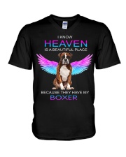 Boxer Heaven V-Neck T-Shirt tile