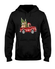 Golden Retriever Christmas Car Hooded Sweatshirt thumbnail