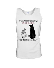 Woman Need Cat Coffee Unisex Tank thumbnail