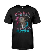 Pitbull Dog Hair Classic T-Shirt front