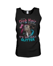 Pitbull Dog Hair Unisex Tank tile