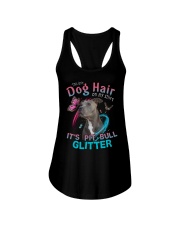 Pitbull Dog Hair Ladies Flowy Tank tile