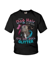 Pitbull Dog Hair Youth T-Shirt tile