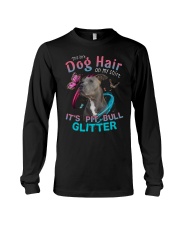 Pitbull Dog Hair Long Sleeve Tee tile