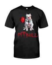 Pitbull Halloween Classic T-Shirt front