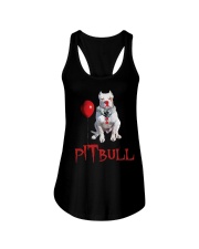 Pitbull Halloween Ladies Flowy Tank thumbnail